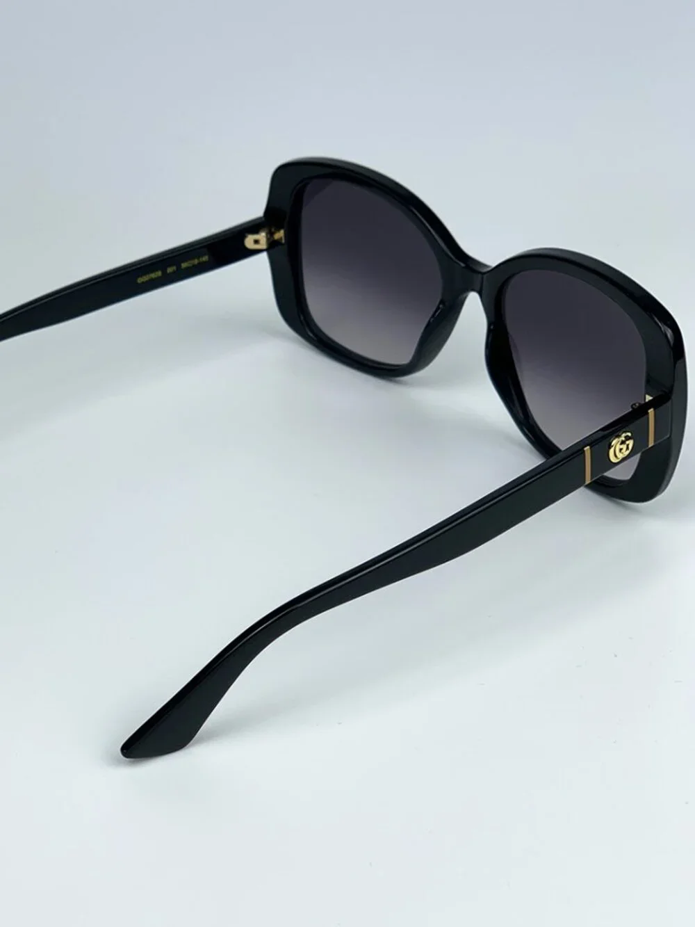 GUCCI GG0762S 001 BLACK SQUARE SUNGLASSES